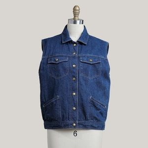 80s Spare Time Denim Vest